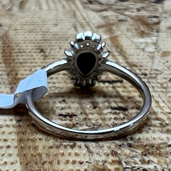 Bomb Party The Sterling Club Genuine Lapis Stone Sterling Silver Band Sz 9 Ring - Picture 8 of 9